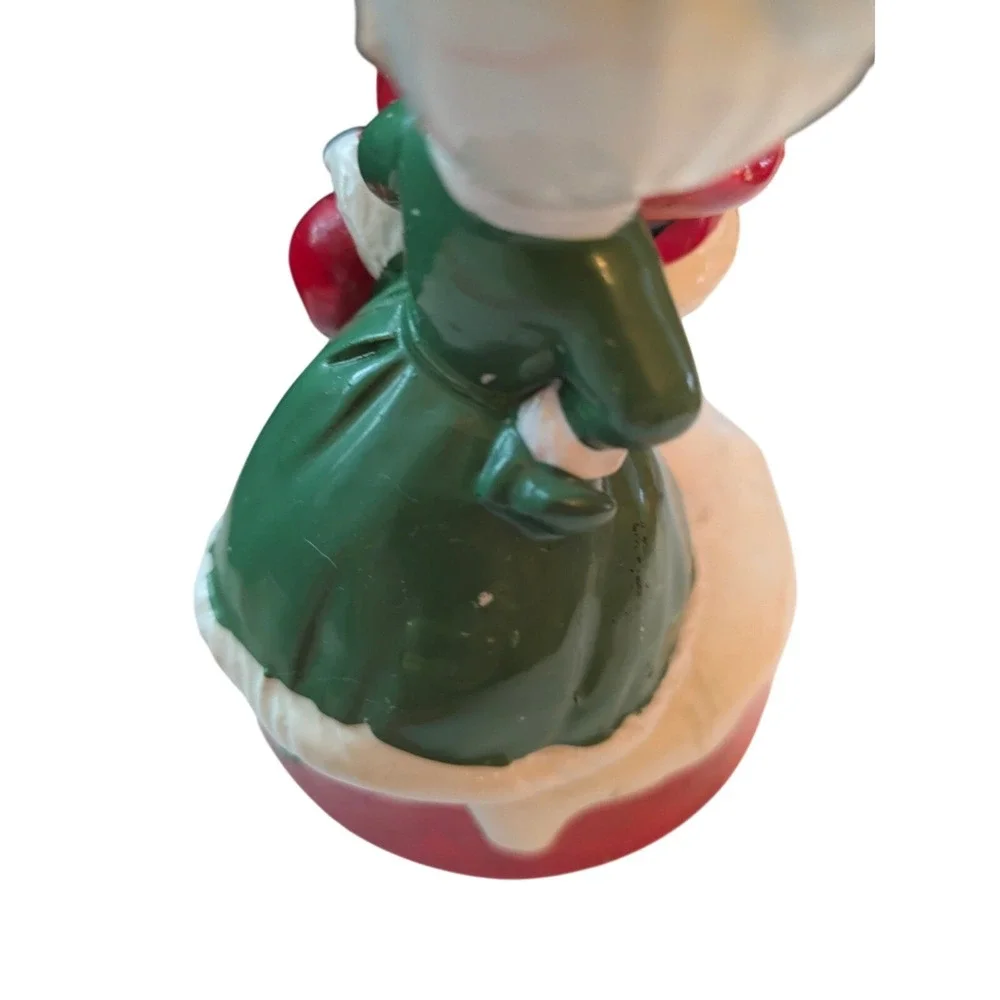 Vintage Mr Mrs Santa Music Box Jingle Bells Dance San Francisco Music Box‎ Co. –